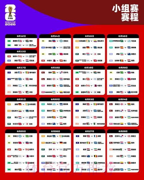 2026世界杯赛程APP